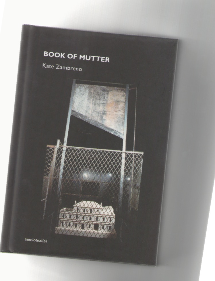 ZAMBRENO, Kate - Book of Mutter